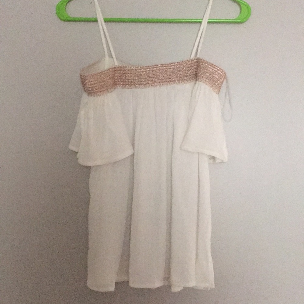 Adorable short bell sleeve top